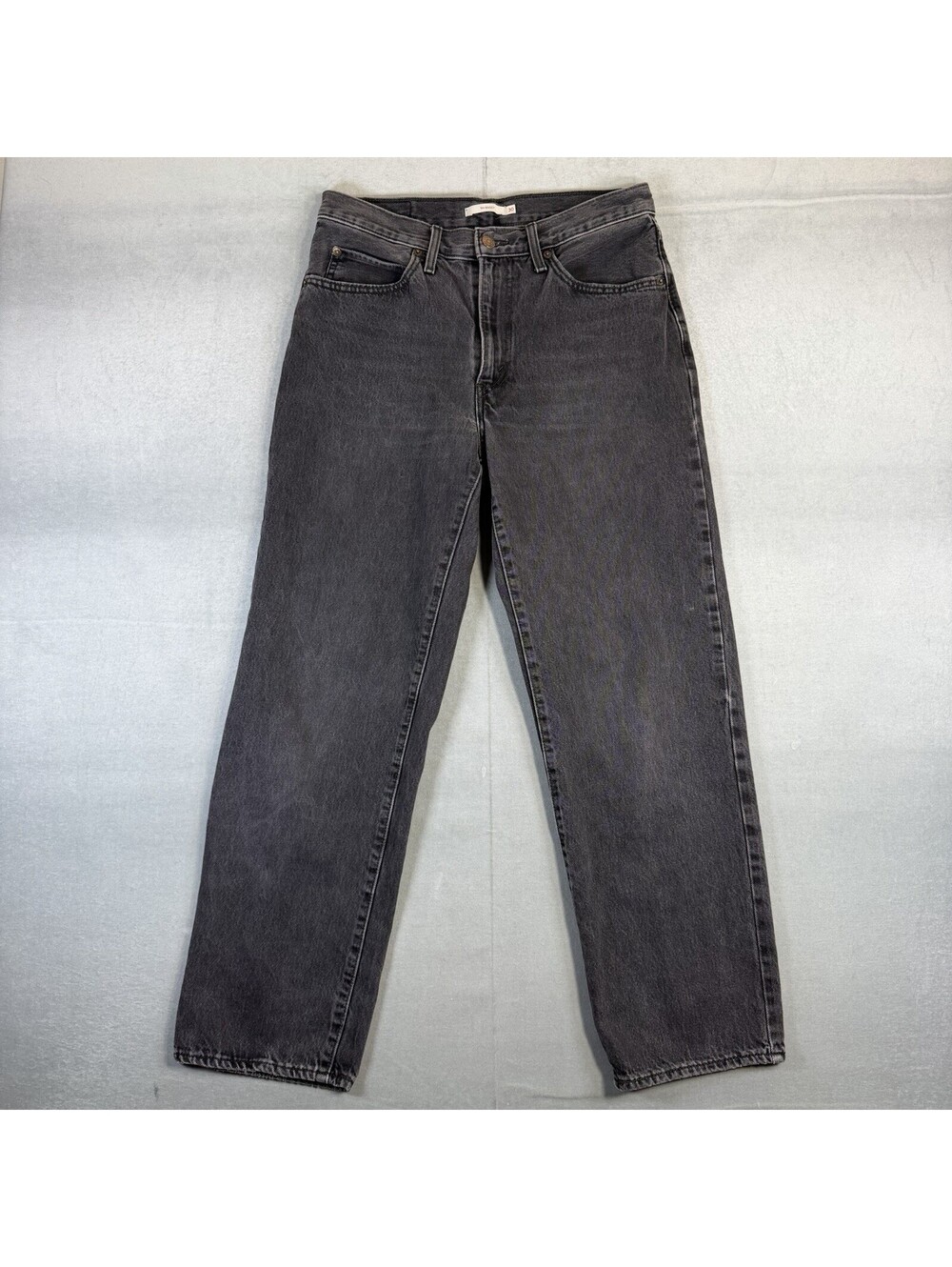 Levi's' '94 Baggy Jeans Womens 30 Charcoal Black Wash Wide Leg Denim